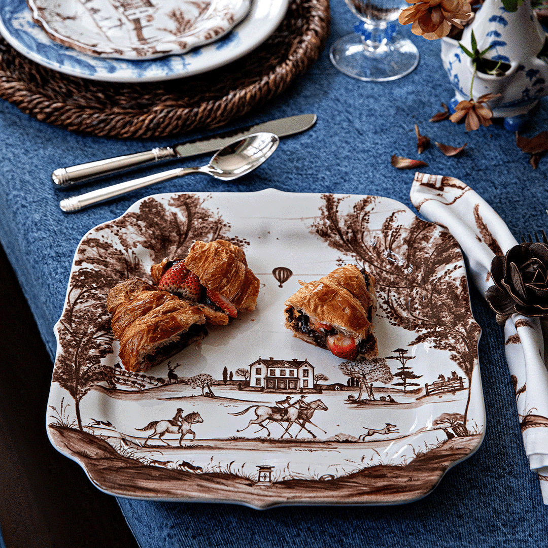 Juliska  Country Estate Harvest 12" Tray - Sepia
