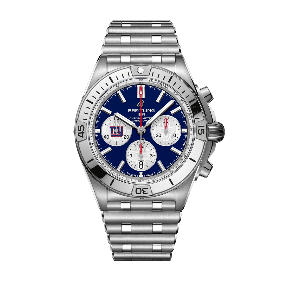 Breitling Chronomat B01 42 NFL New York Giants Edition #AB01342B1CAA1