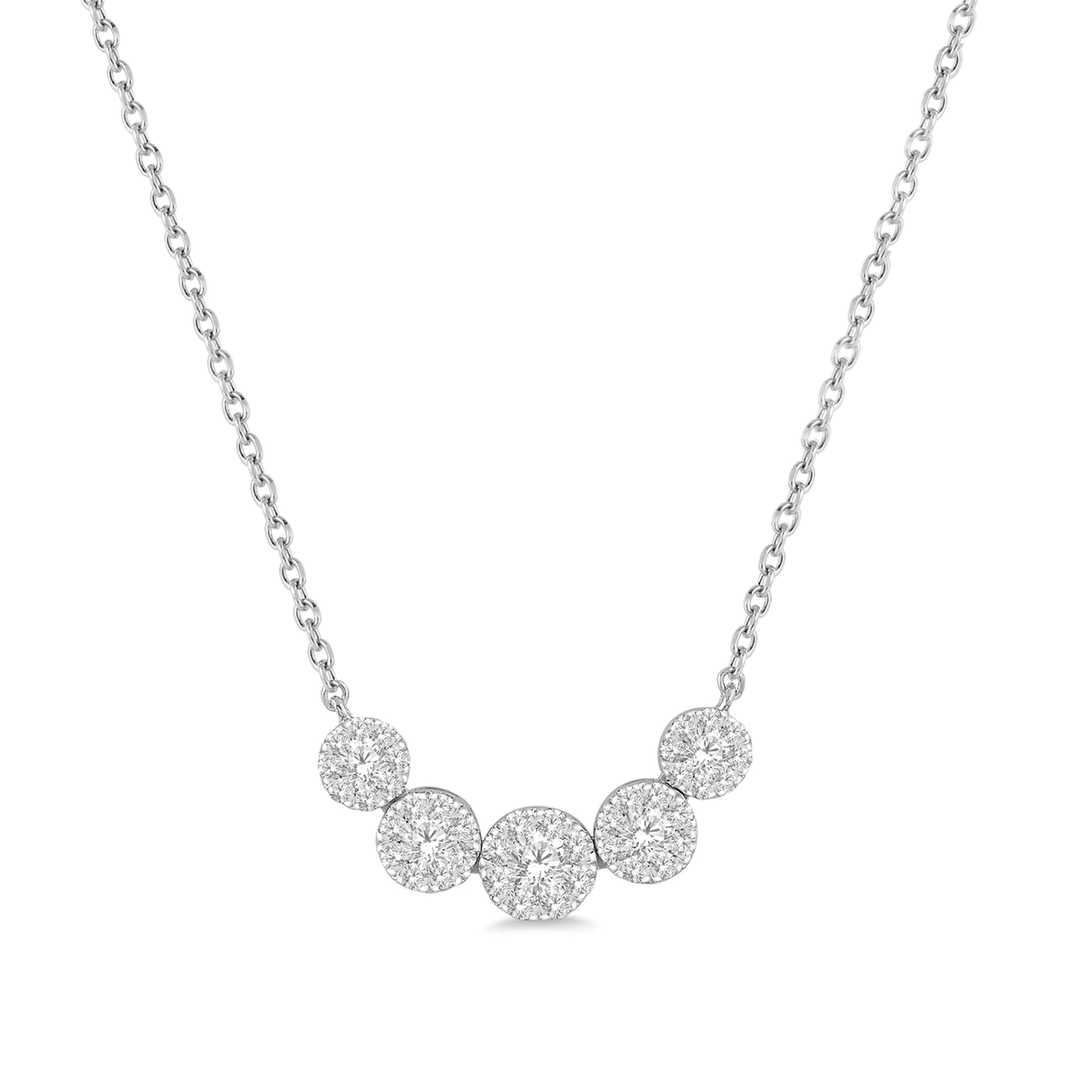 Celestial 14k Gold and Diamond .50 Total Weight Necklace