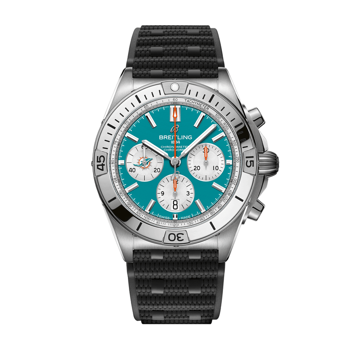 Breitling Chronomat B01 42 Miami Dolphins #AB01342B1L2S1