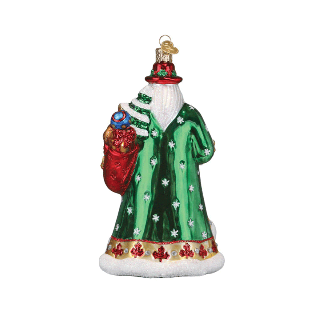 Canadian Santa Ornament
