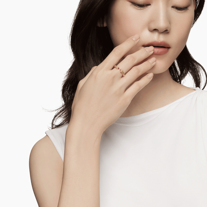 David Yurman Renaissance Ring 18k Yellow Gold with Madeira Citrine, 2.3mm