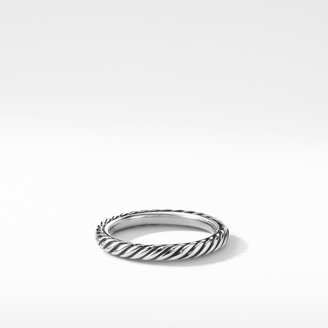 Cable Collectibles Sterling Silver Band Ring Size 6