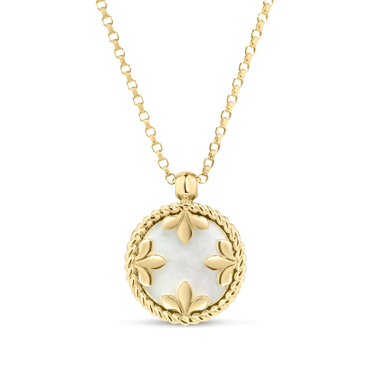 Roberto Coin Venetian Medallions Small Pendant Necklace
