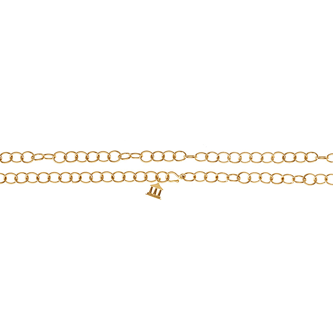 Temple St. Clair 18k Yellow Gold Classic Oval Chain, 24"