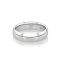 Hamilton Collection Platinum 6mm Comfort Fit Wedding Band