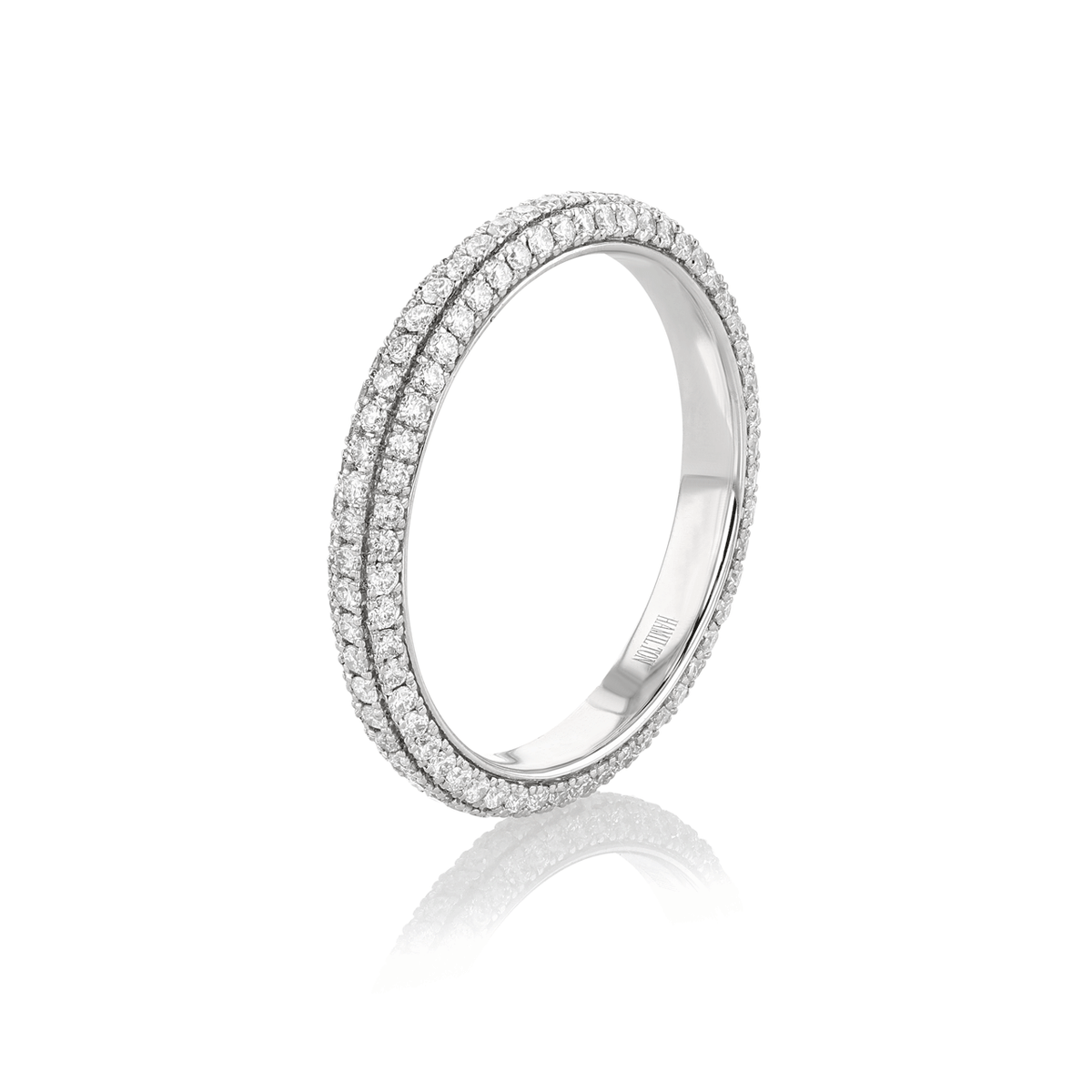 Hamilton Grace Collection Platinum and Diamond 0.79 Total Weight Diamond Eternity Band