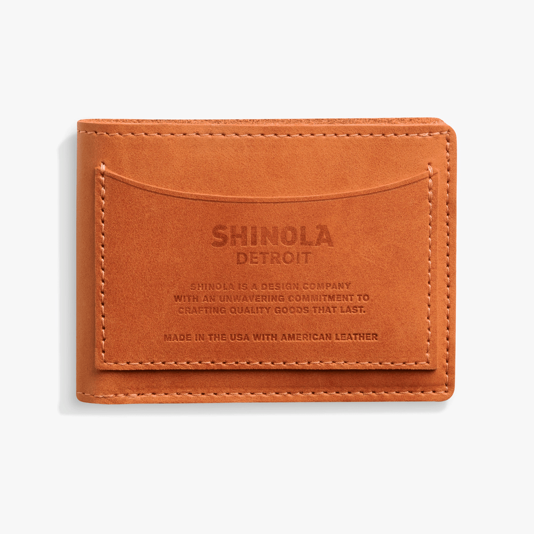 Shinola Pocket Bifold Orange 320241743