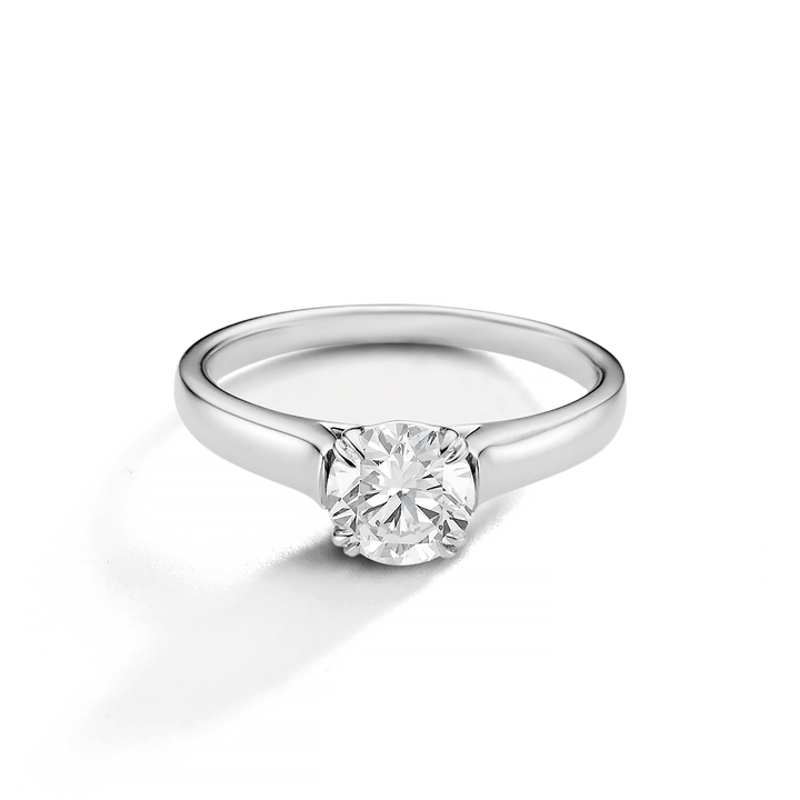 Hamilton Cherish Solitaire 18k Gold and 1.00 CT Diamond Ring