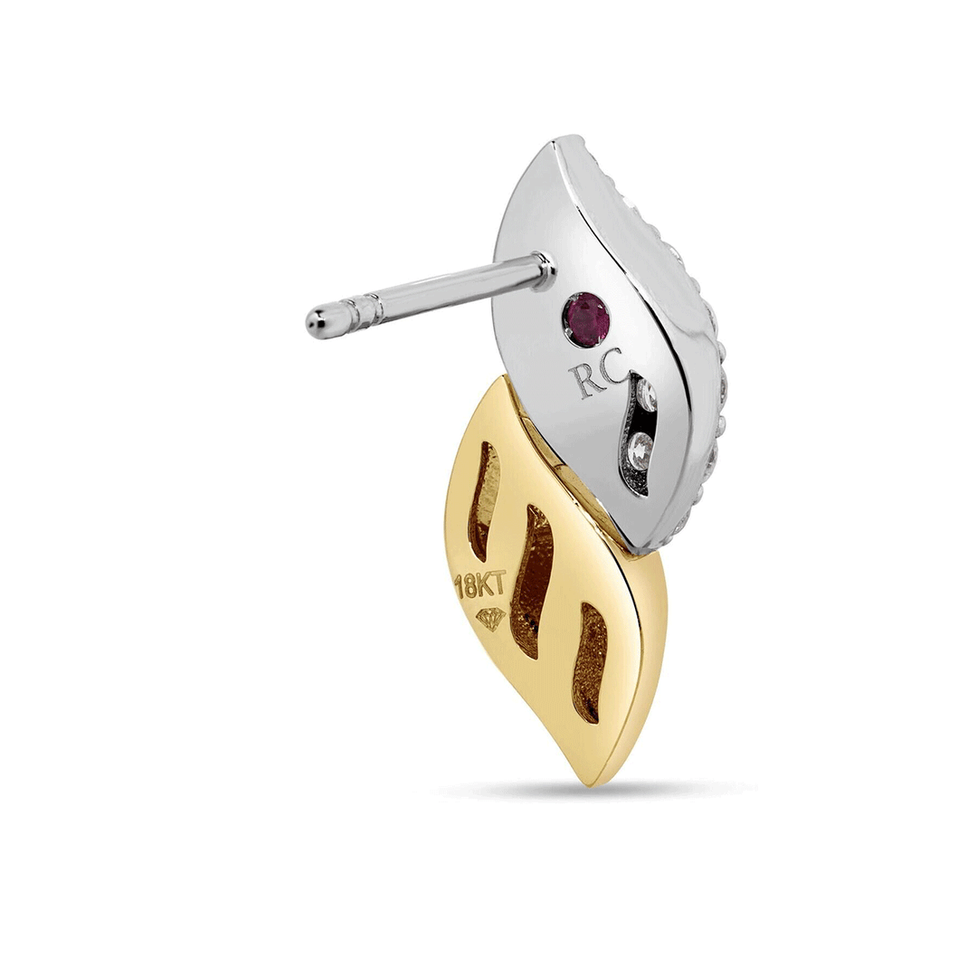 Roberto Coin San Marco 18k Yellow Gold and Diamond Earrings