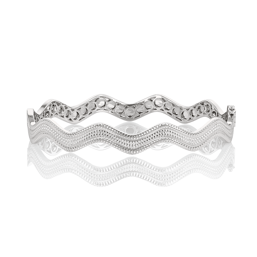 Regency 18k White Gold and .61 Total Weight Bracelet