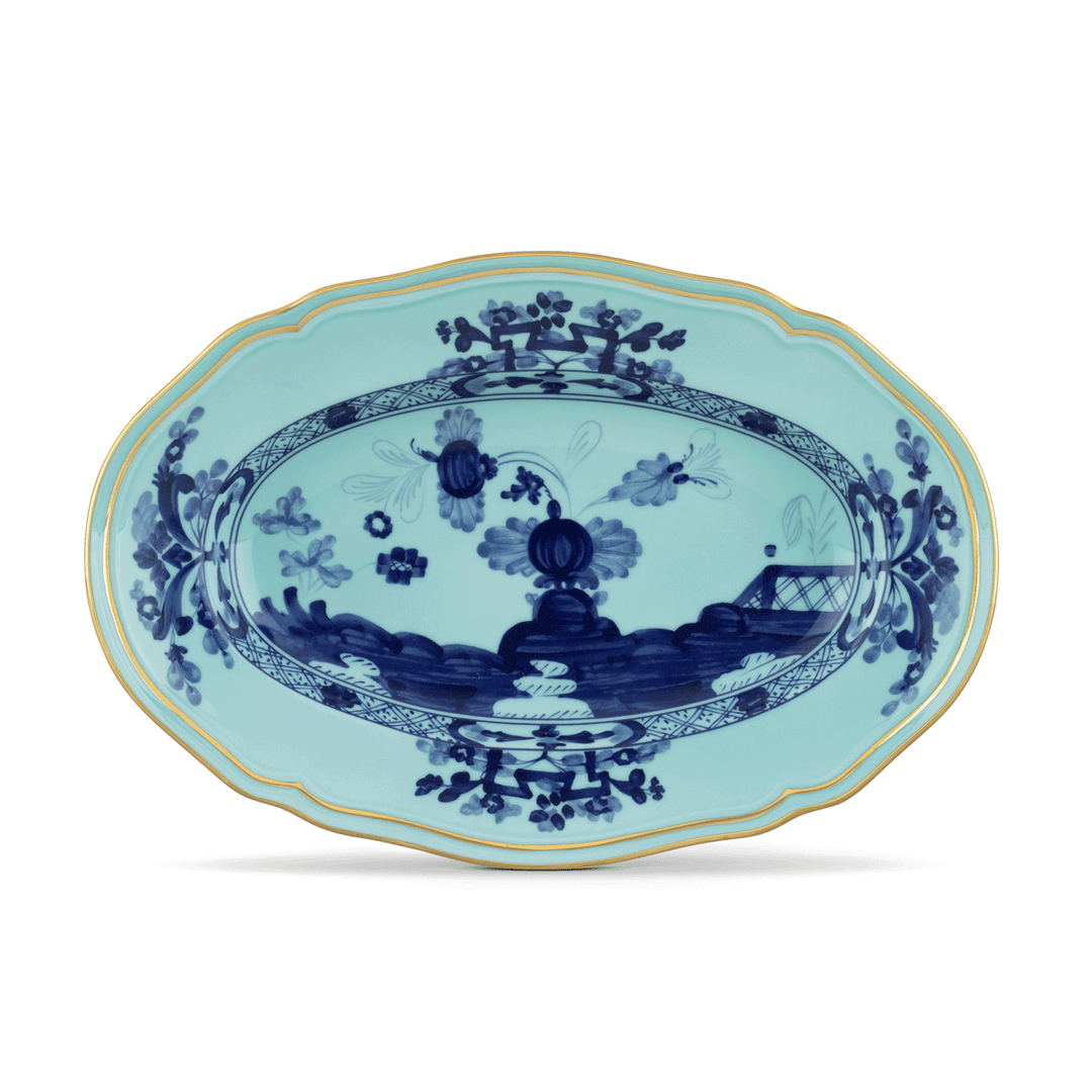 Ginori 1735 Oriente Italiano Iris Pickle Dish