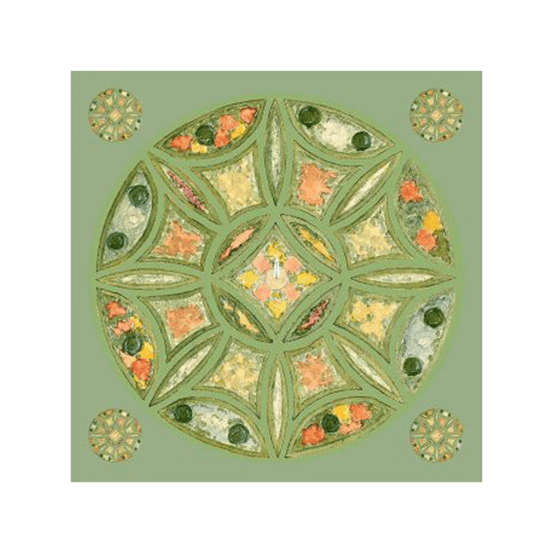 Parterre Melon Clover Square 12x12 Tray