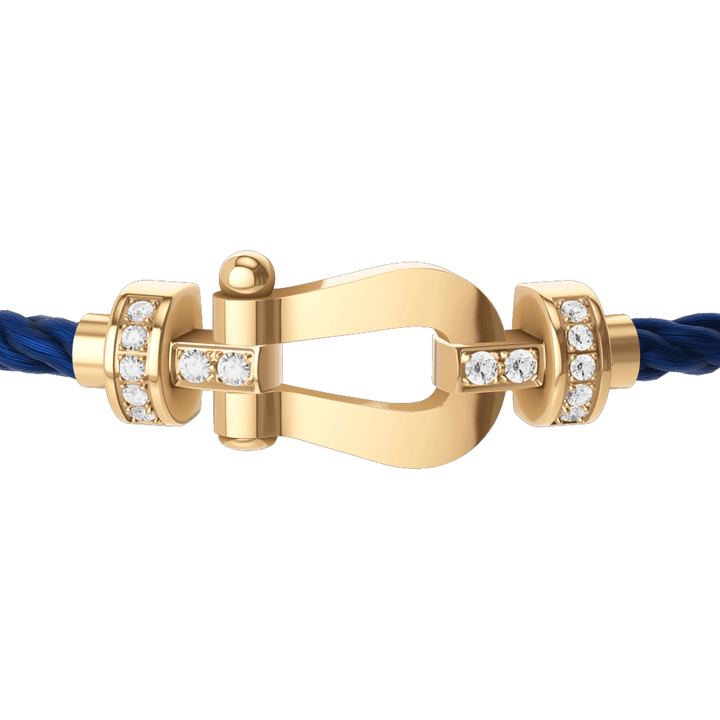 FRED Force 10 Navy Cord with 18k Half Diamond MD Buckle, Exclusively at Hamilton Jewelers