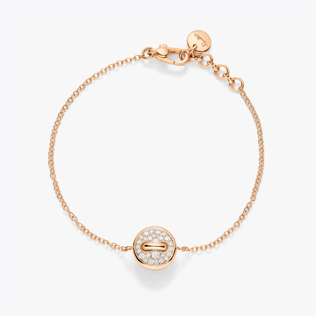 Pomellato Pom Pom Dot 18k Rose Gold Diamond Bracelet