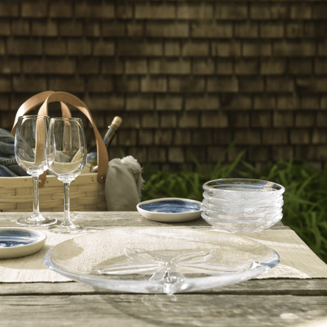 Simon Pearce Sand Dollar Plate