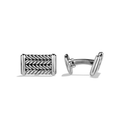 David Yurman Chevron Cufflinks Sterling Silver, 22.8mm