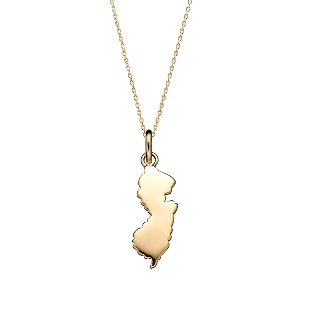 Hamilton 18k Gold New Jersey State Charm