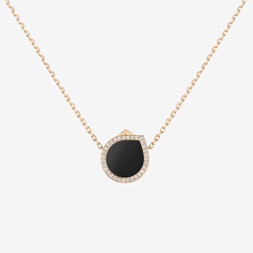 Repossi Antifer 18k Rose Gold and Black Onyx Pendant