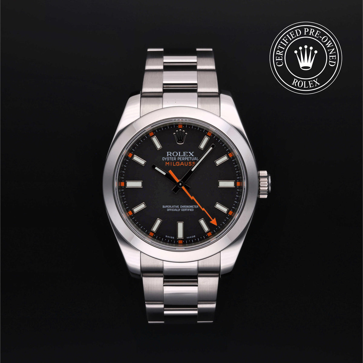 Rolex Certified Pre-Owned Milgauss M116400-0001