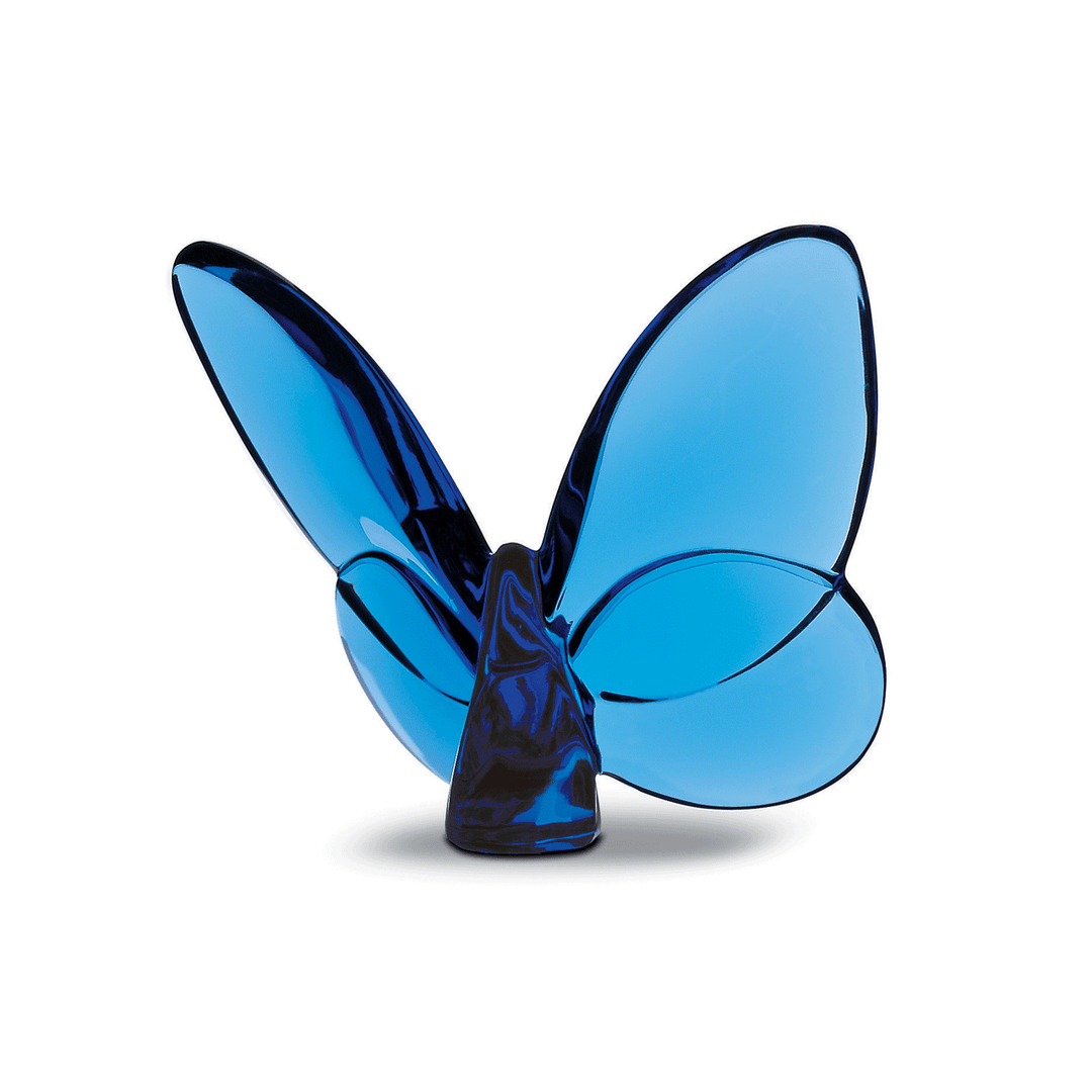 Baccarat Papillon Lucky Butterfly Blue