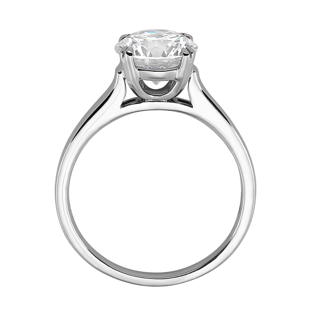 Hamilton Cherish Collection 18k White Gold and 0.50 Total Weight Diamond Engagement Ring