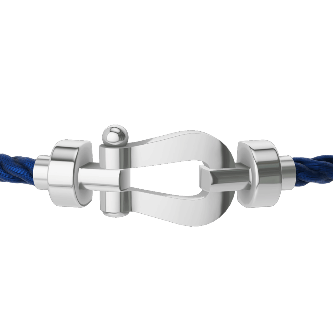 FRED Force 10 Navy Cable with 18k White LG Buckle, Exclusively at Hamilton Jewelers