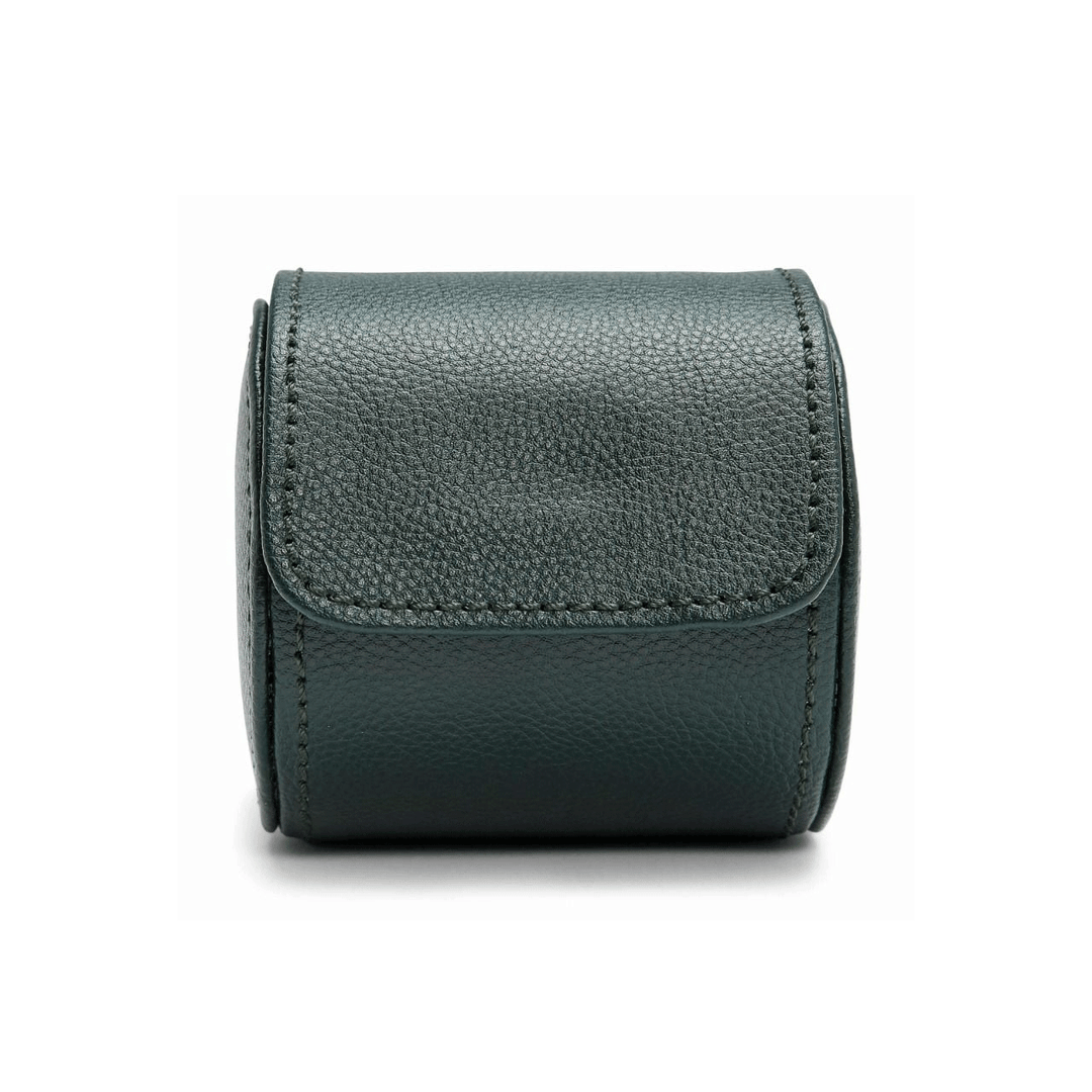 Wolf Designs British Racing Green Single Watch Roll