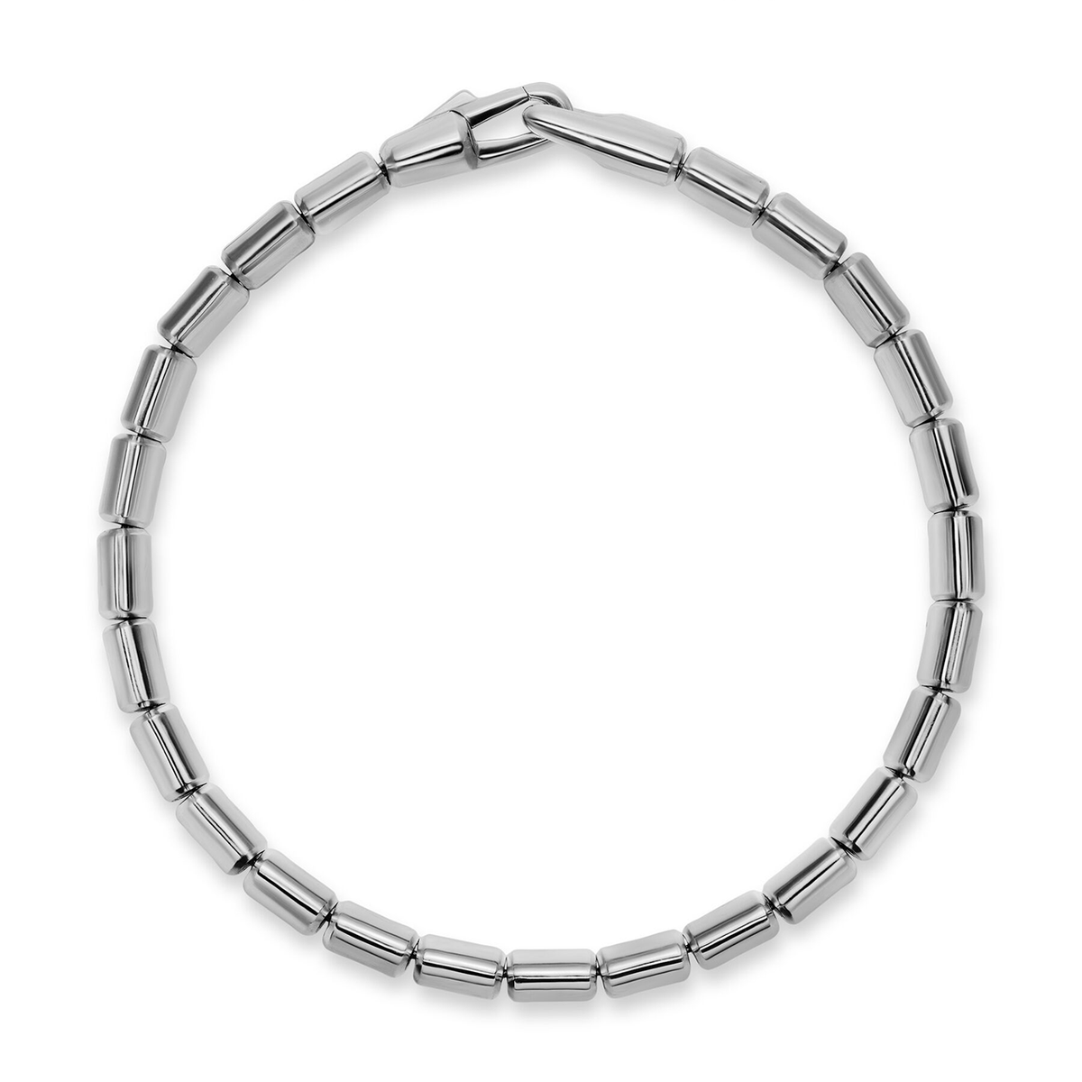 David Yurman Spiritual Beads Flat Bead Bracelet Sterling Silver, 8mm Medium