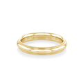 Hamilton Collection 18k Yellow Recycled Gold 4mm Milgrain Comfort Fit Wedding Band