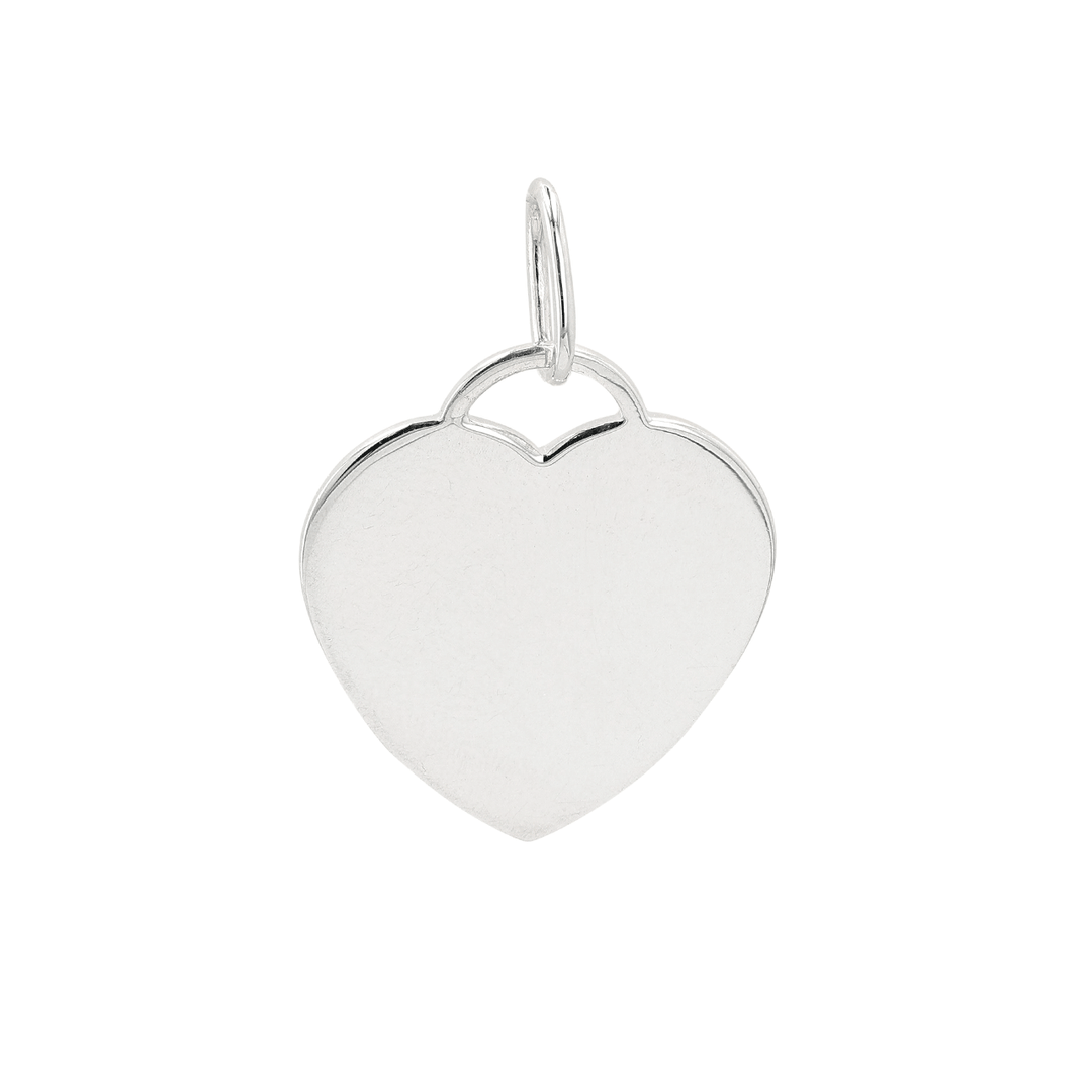 Hamilton Sterling Silver Flat Heart Charm