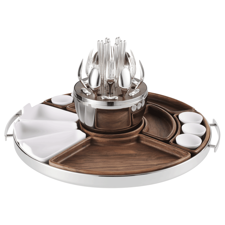 Christofle Stainless Steel Mood Asia Tray