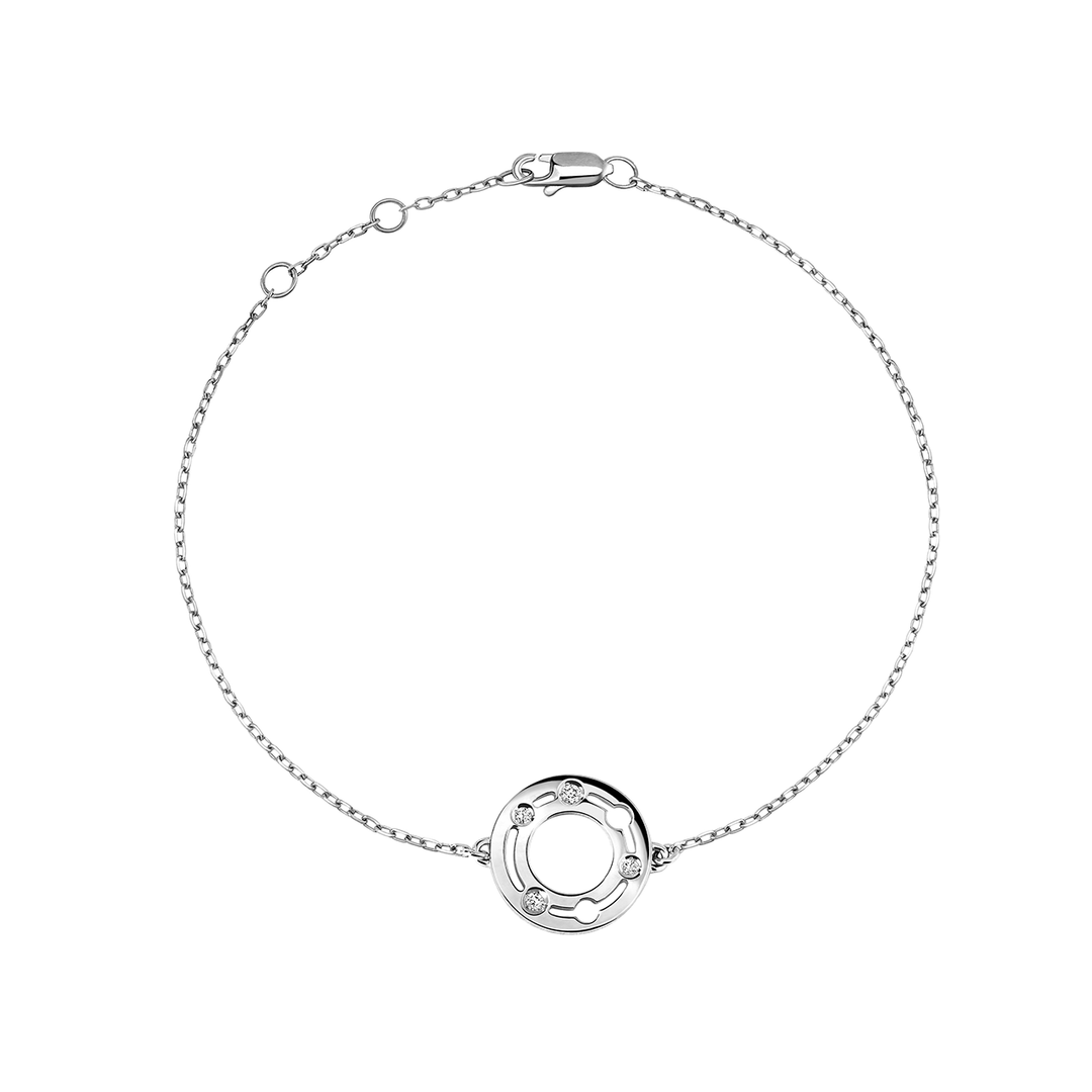 Dinh Van Pulse Bracelet SM 18k yellow gold and diamond Bracelet
