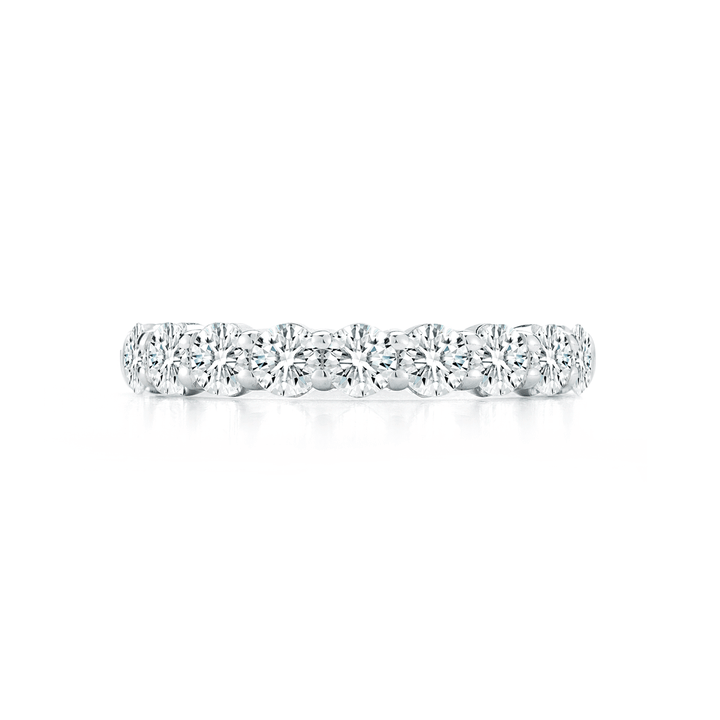 18k White Gold and 1.35 Total Weight Diamond Band