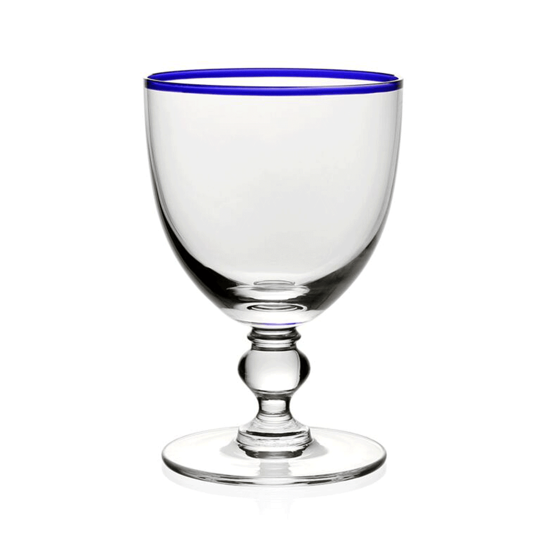 William Yeoward Siena Blue Water Glass