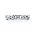 Platinum and 1.72 Total Weight Diamond Seven Stone Band