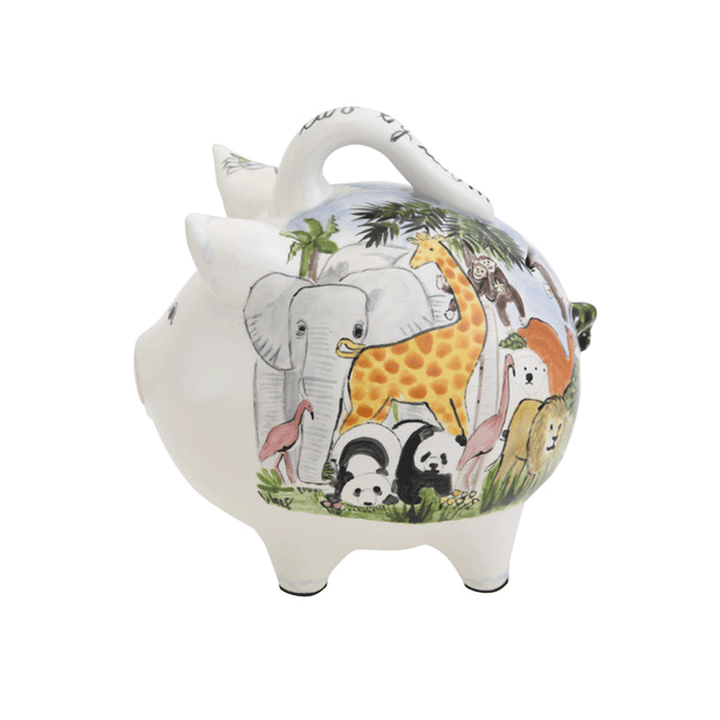 Noah's Ark Middle Piggy Bank