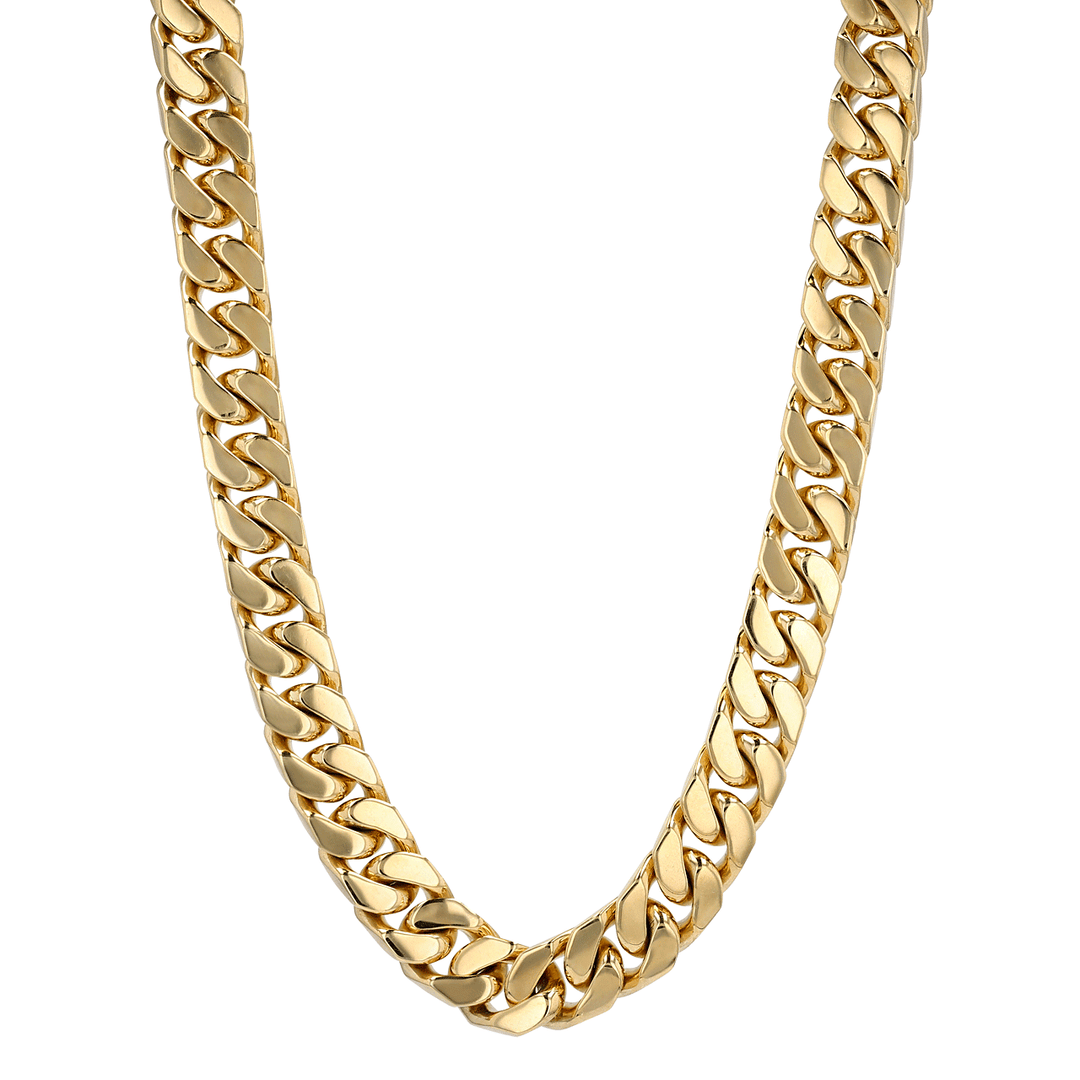 Hamilton Men's Collection Solid 10 mm Curb Link Chain