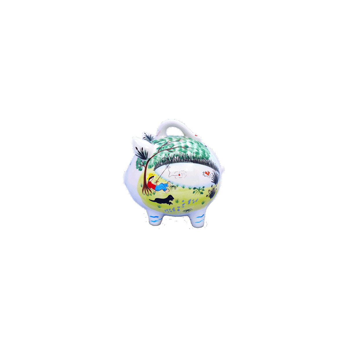 Gone Fishin' Little Piggy Bank