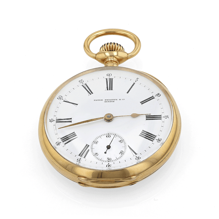 PATEK PHILIPPE 18K ROSE GOLD POCKET WATCH