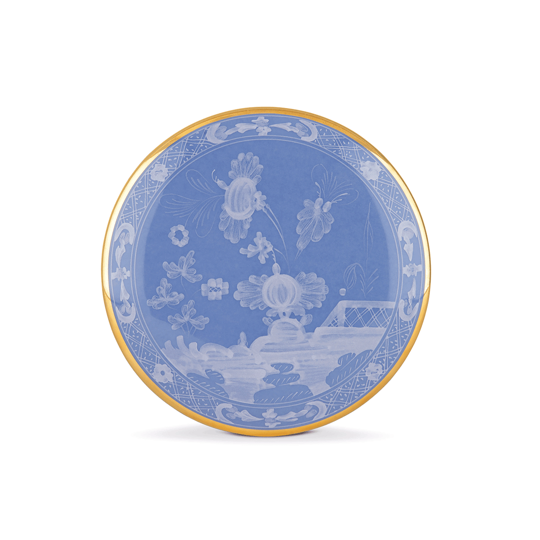 Ginori 1735 Oriente Italiano Pervinca Round Trinket Box
