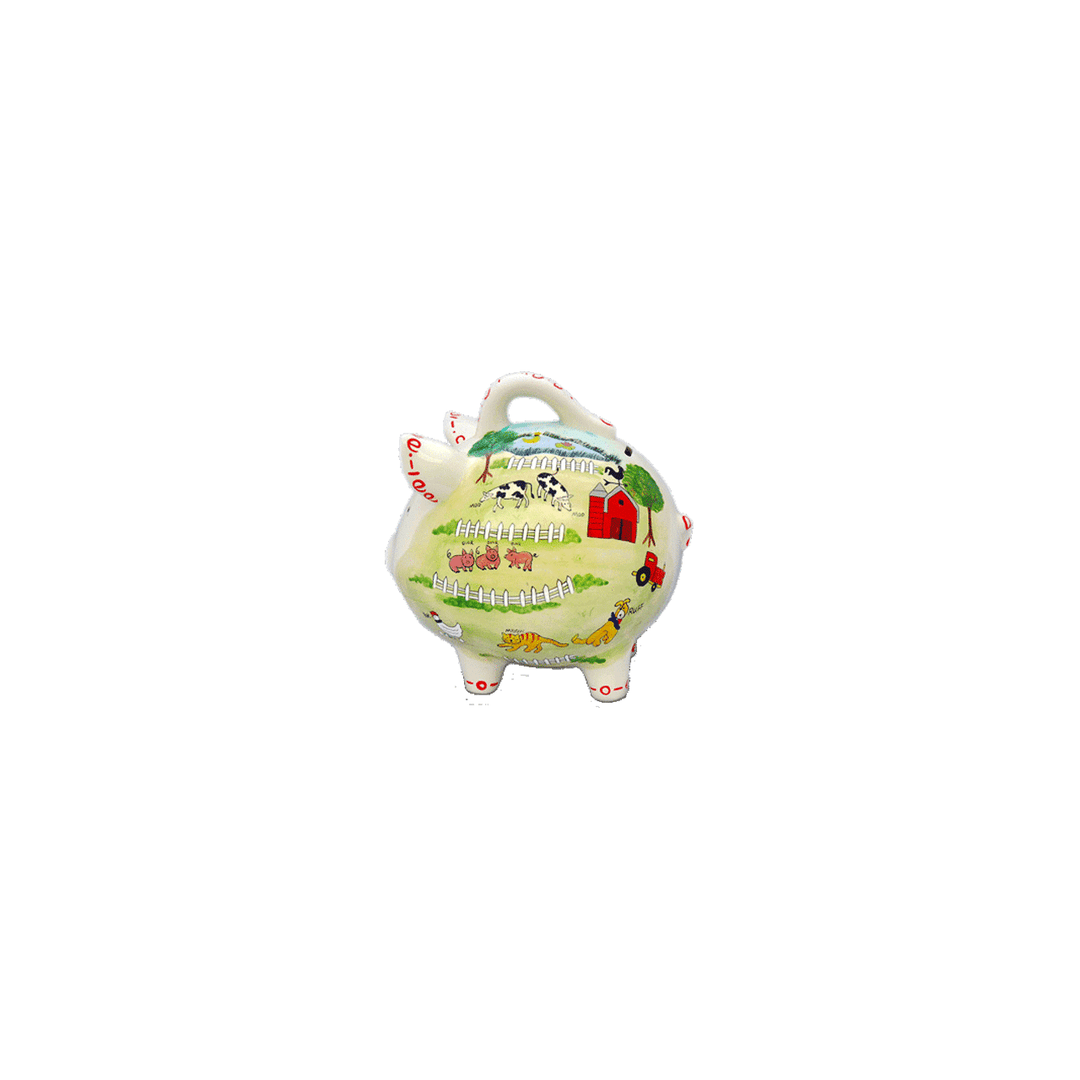 Old McDonald Little Piggy Bank