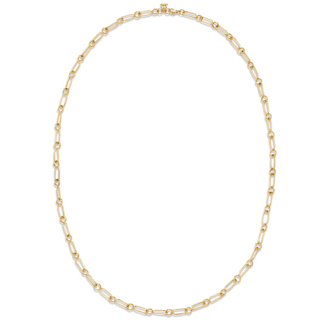 Temple St. Clair 18k Yellow Gold Small River Necklace, 24"