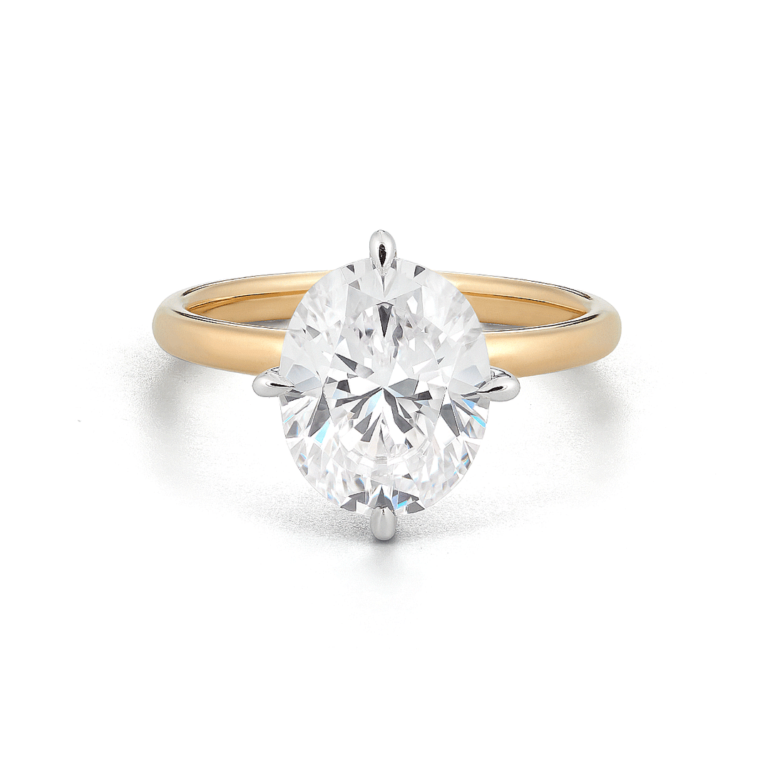 Caroline 18k Yellow Gold Solitaire Mounting Engagement Ring