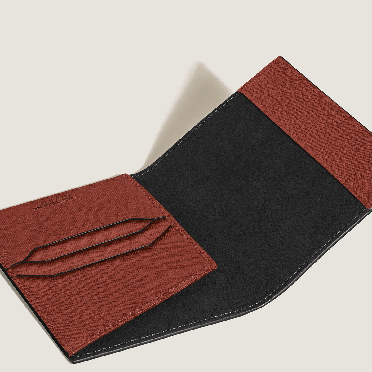Montblanc Passport Holder in Sartorial Leather Red