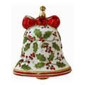 Holly Bell Ornament