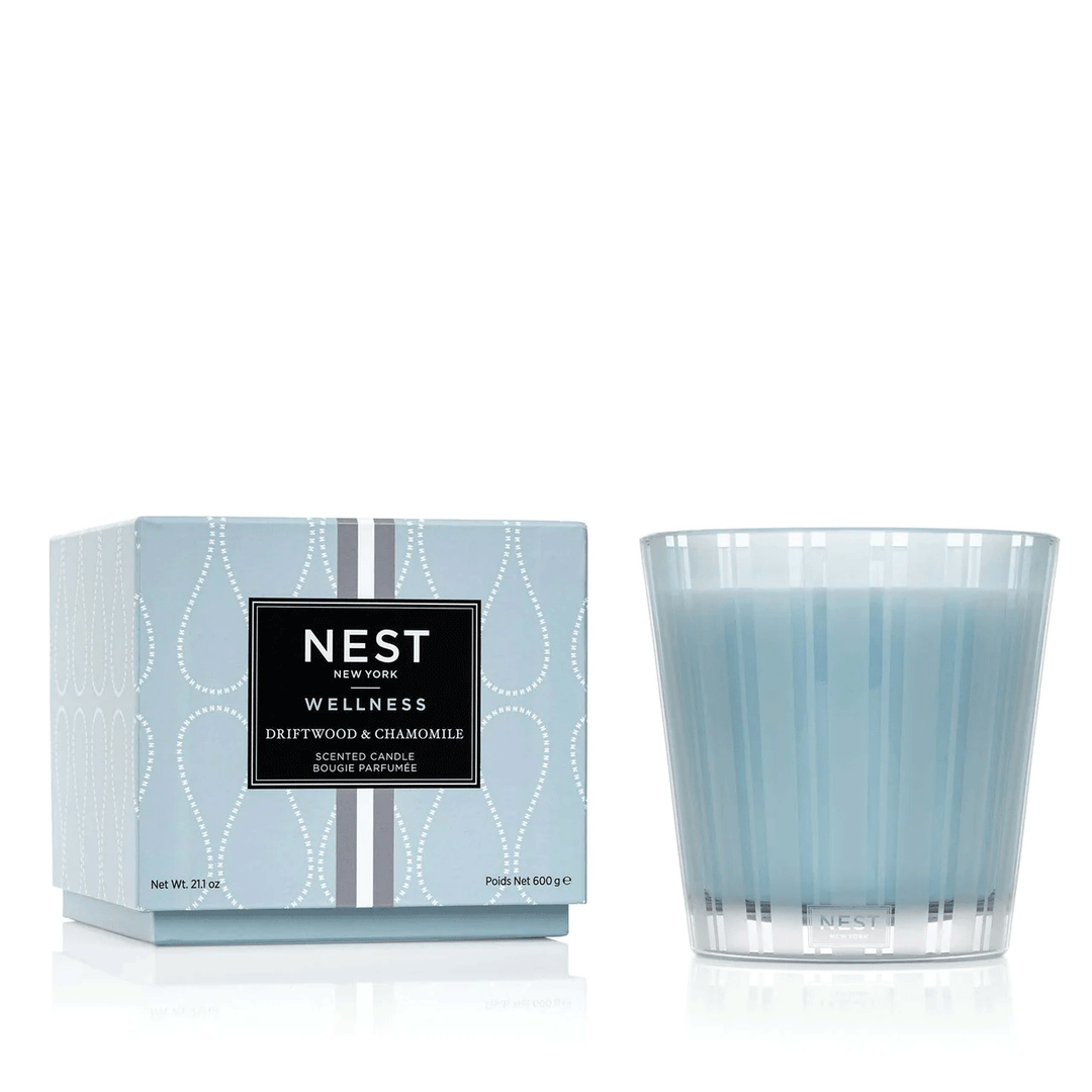 Nest New York Driftwood and Chamomile 3 Wick Candle