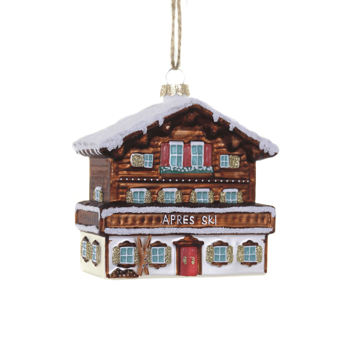 Ski Chalet Ornament