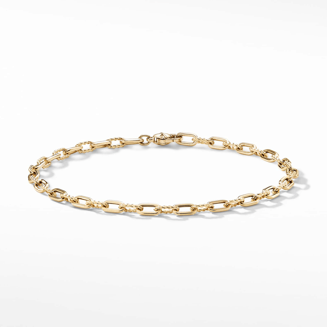 David Yurman Madison Thin Bracelet in 18k Yellow Gold, 3mm