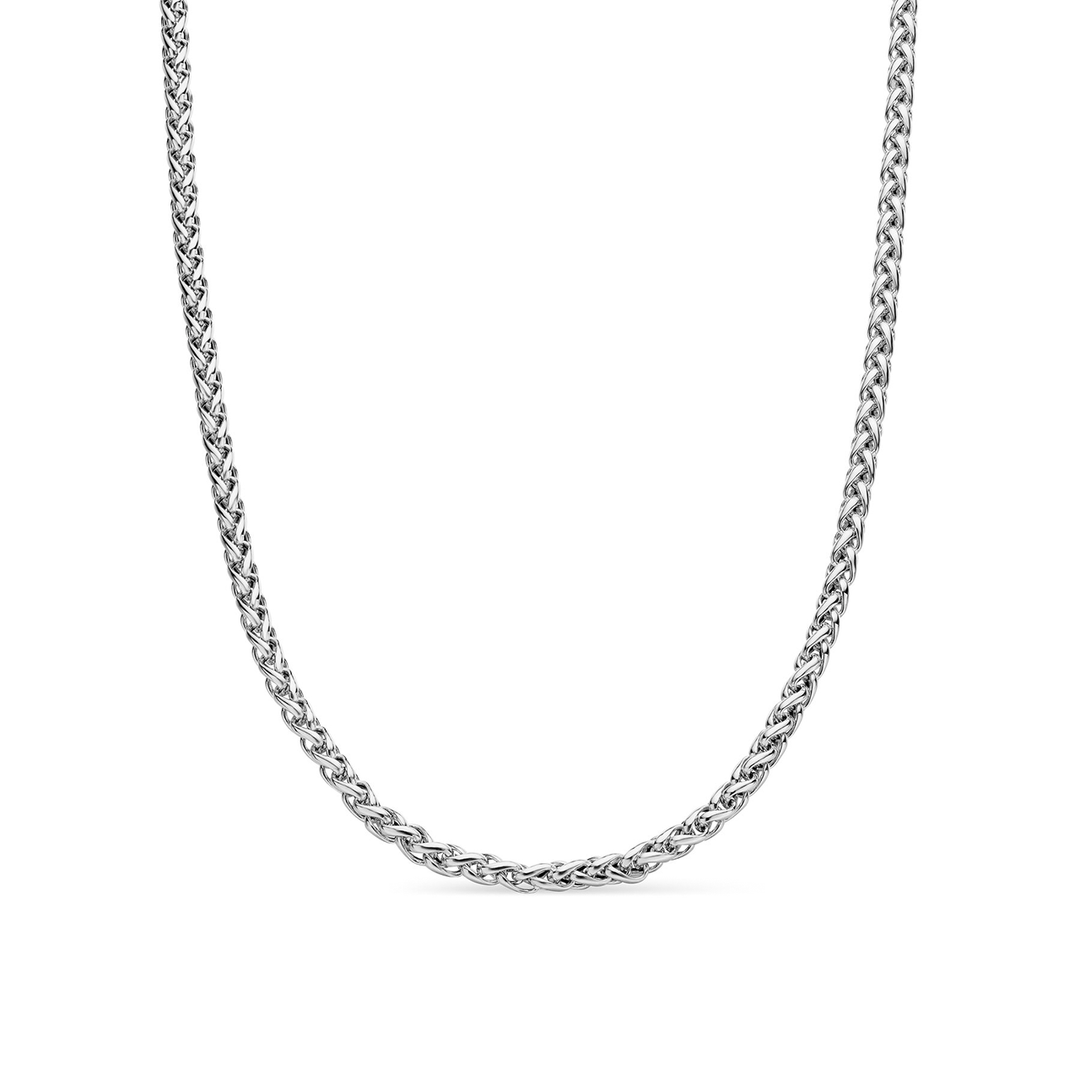 David Yurman Wheat Chain Necklace Sterling Silver, 4mm 22 Inch